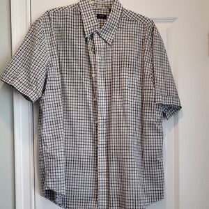 Arrow Black and White Gingham Casual Shirt